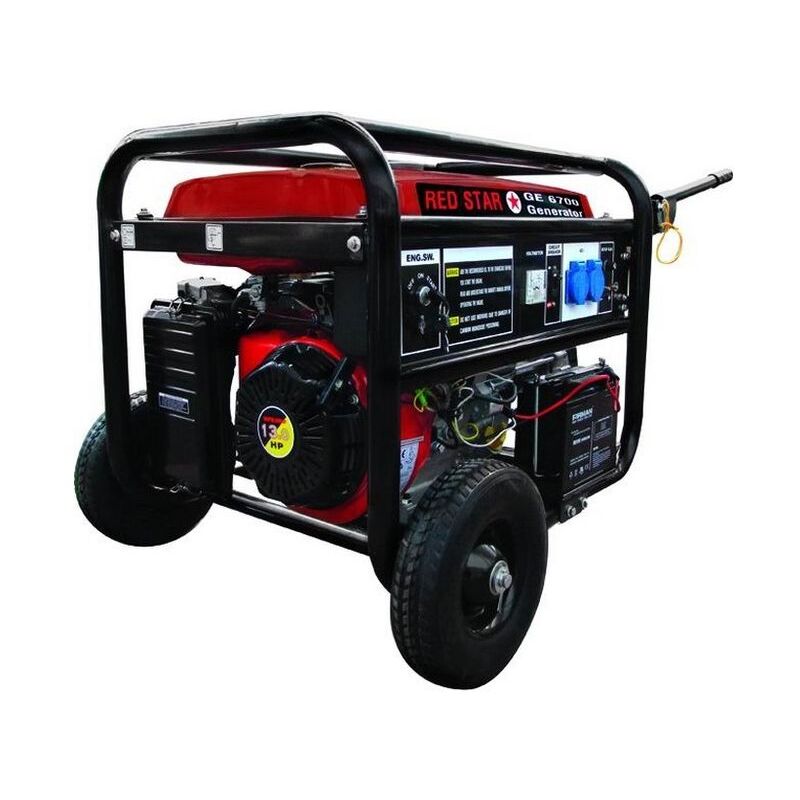 Generatori Mosa Red-Star Ge-6700 Avr Benzina Kw