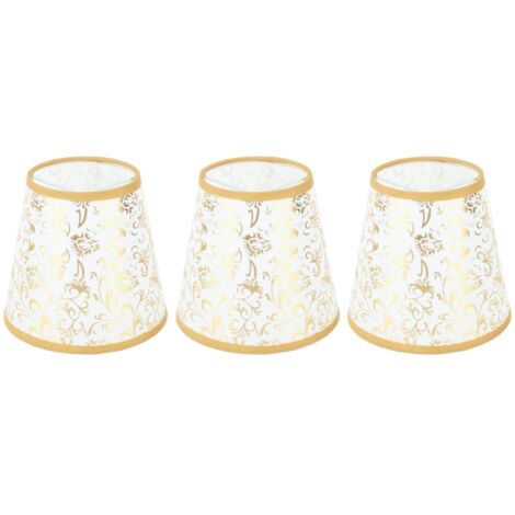 Generic Abat-le-Lampe en Tissu, Dissipation DE Chaleur à Chaleur Rapide Shades DE Lampe DE Tissu Portable Clamp/Holder Moderne sur Installation TRANSMISSION DE LUMIÈRE LECTRE LEGER (GOLD)