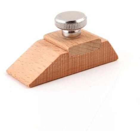 Generic Cale à Poncer en Bois, Fait à Main Cuir Artisanat Abrasif - Cuir Polissage Outil - DIY Bord Meulage Outil
