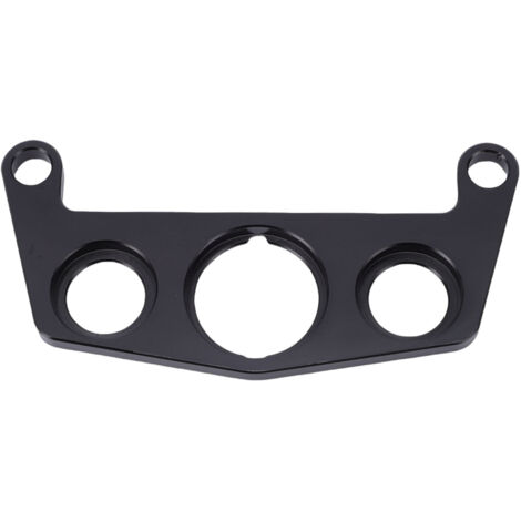 Generic Interrupteur à clé de Remplacement et Support de Voyant Lumineux, Installation Robuste pour les Pinces de Guidon Pro Taper, les élévateurs de VTT (BLACK)