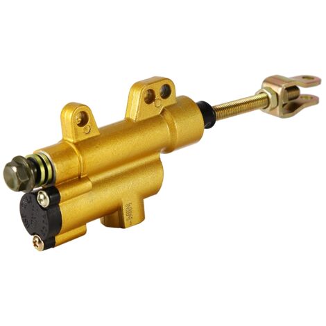 Generic Pompe de Frein Arrière en Aluminium pour la Gamme de Vélos à Vélos à à, Réglage Hydraulique pour la Pompe de Maître-cylindre pour Tout, Couleur or, Longueur Totale de 1% 195 Cm