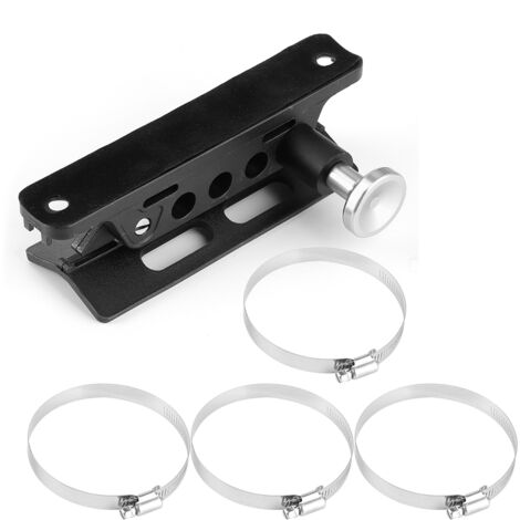 Generic Support D'extincteur de qualité Supérieure Réglable pour Sahara, Support à Dégagement Rapide adapté pour 900 S900 900 Trail, Doré/1 Pièce (SILVER)