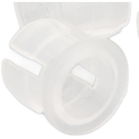Generic Supports LED 5mm, 200 Pièces, avec un Excellent Matériau Plastique pour Lumière LED, Adaptés à l'éclairage Intérieur et Extérieur (WHITE)