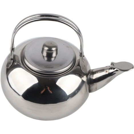 Generic Théière, Grande capacité de Cafetière de Grande capacité Durable, Utilisation Large avec Tamis pour Restaurant pour le Salon de thé (14 cm)