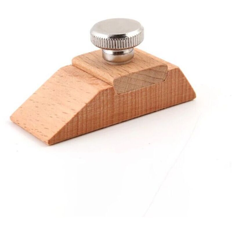 Generic Wooden Sanding Block, Handmade Leather Craft Abrasive - Leather Polishing Tool - DIY Edge Grinding Tool.