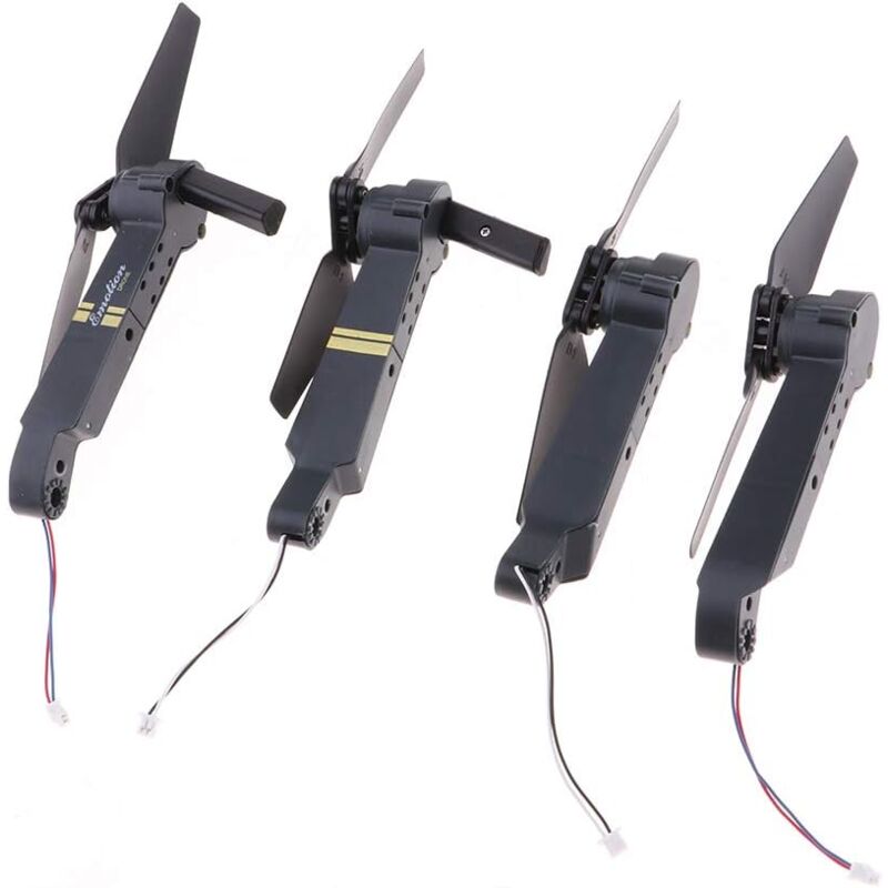 Générique Ensemble Bras Axe de Pièces de Rechange du Quadricoptère E58/L800/JY019/S168 avec Le Moteur et l'hélice pour Remplacement