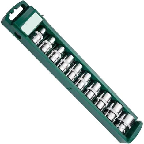 Générique Ensemble d ' outils de réparation voiture portables, 10 pièces, clé à douille, jeu têtes pour l entretien et les réparations, cliquet, portables B -