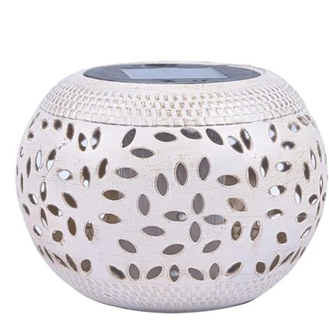 Générique Lanternes Solaires Exterieur - Lampe Solaire Extérieur Avec Design Céramique - Lampe D'extérieur Étanche,Peut Être Utilisé Comme Éclairage D'appoint pour Chemins,terrasses,balcons Et Cours