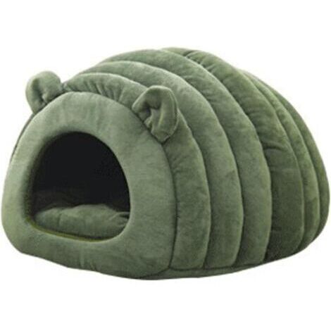 Générique Niche pour Chat Lit pour Chats Panier De Chat Intérieur Sac De Couchage avec Coussin Amovible Abri d'hiver Chaud pour Chiot Chat Petits Animaux,Nid Chaud pour Chat, Grotte pour Chat