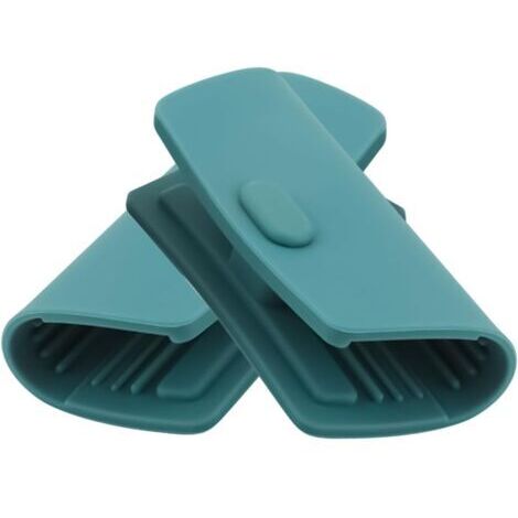 Générique Poignée De Casserole En Fonte Silicone, Lot de 2 Protège-Poignées Anti Brûlures, Manchon Isolant Antidérapant Prolongé de 8,5 cm pour Plat Four Cocotte Plateau Cuisson Poêle