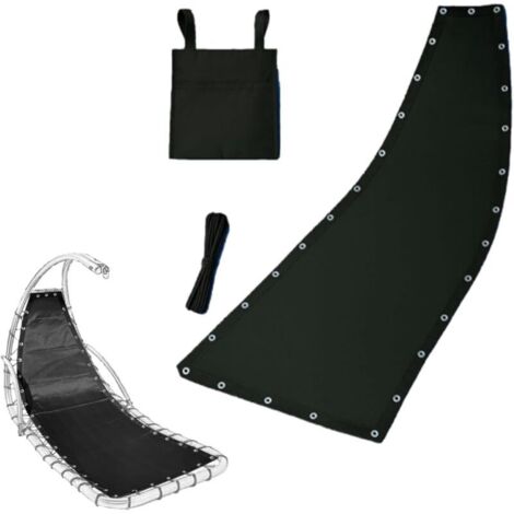 Générique Tissu de Rechange pour balancelle Suspendue conçu pour Une Installation Facile et Un Confort Tissu,résistant aux intempéries, pour hamac de Jardin et terrasse(64 x 197 x 23 cm)