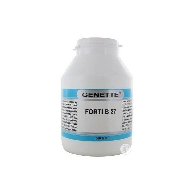 

Forti B 27 vitaminas aminoácidos y minerales para palomas 100 comprimidos - Genette