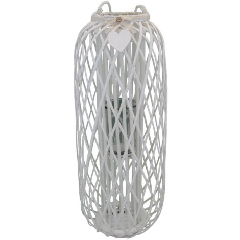 GENEVIEVE - lanterna in vimini tondo 21 x 106 cm