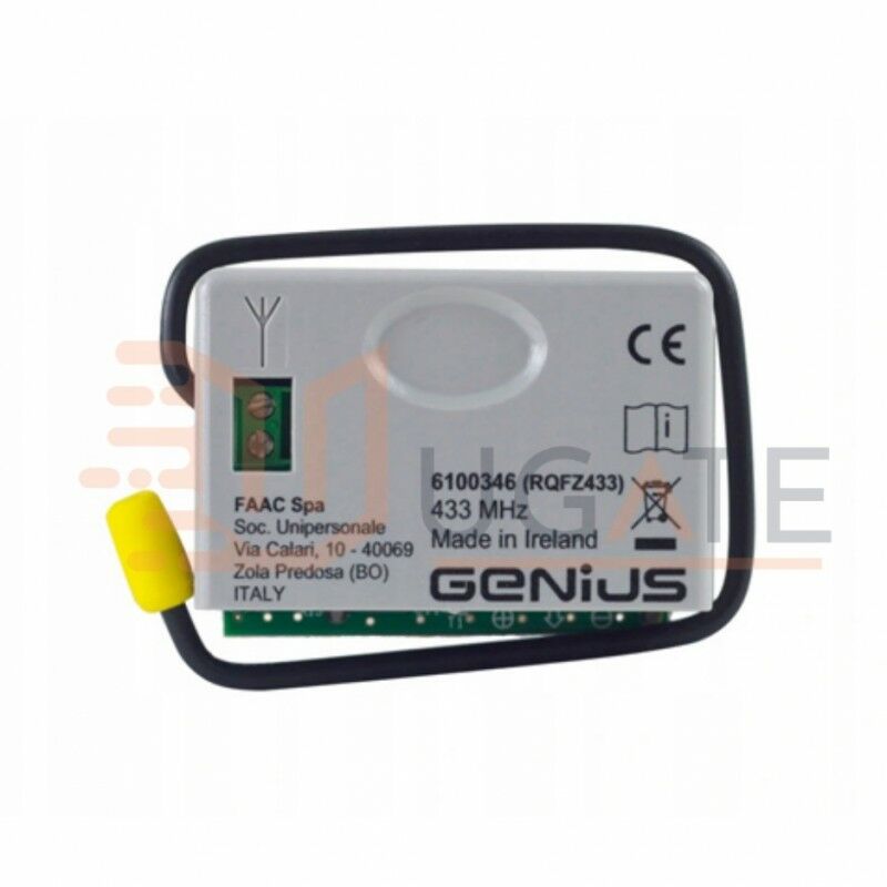 Genius - Récepteur rqfz 433 MHz 3 broches d'origine 6100346