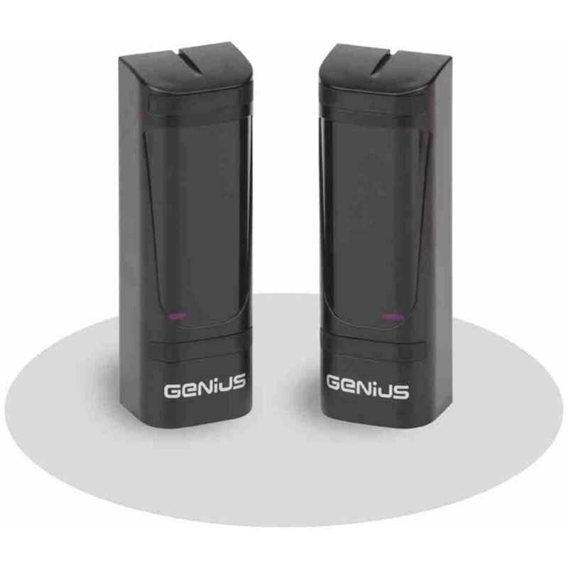 Genius - 6100147 Paire de photocellules extérieures 20MT 24v avec relais vega