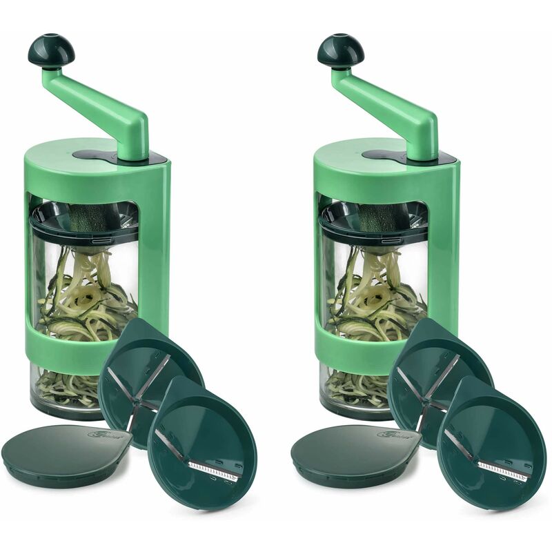 Image of Super Julietti - Affettatrice a spirale per verdure, per spaghetti di verdure, spirali e julienne - Genius