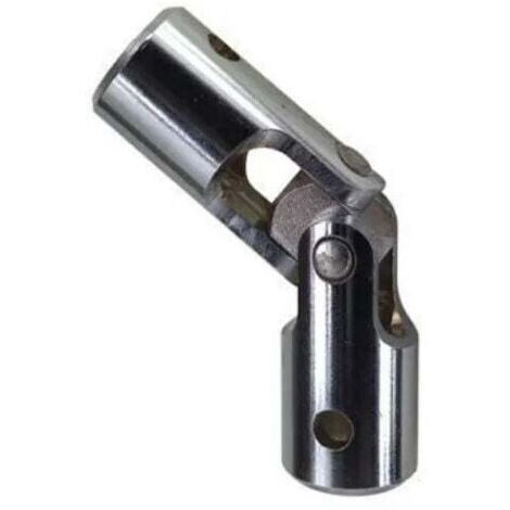 Genouillère articulation pour volet roulant 12 mm – Acier nickelé durable – Installation facile sur tiges et tringles 12 mm