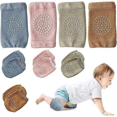 genouillere Bebe 4 Paires Protege Genoux Enfant Antidrapant Protege Genoux Bebe Coton Unisexe Genouillres Protection Pour Bb Aide  La Rampe Antidr