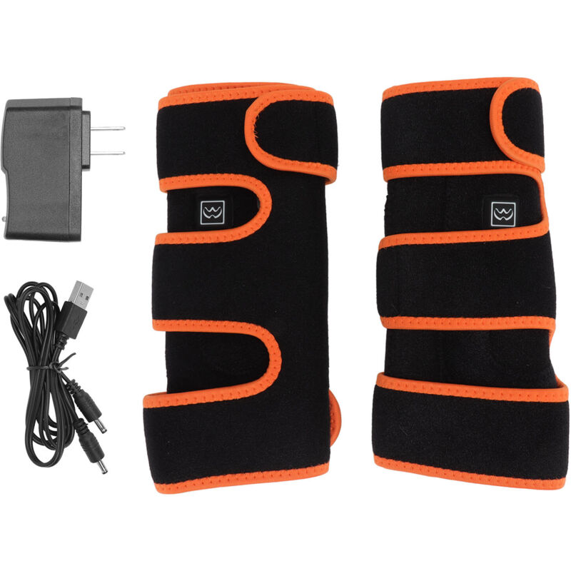 Genouillère Chauffante Électrique Réglable 3 Niveaux - Coussin Genou USB pour Extérieur - Prise US AC100-240V