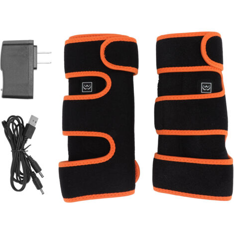 Genouillère Chauffante Électrique Réglable 3 Niveaux - Coussin Genou USB pour Extérieur - Prise US AC100-240V