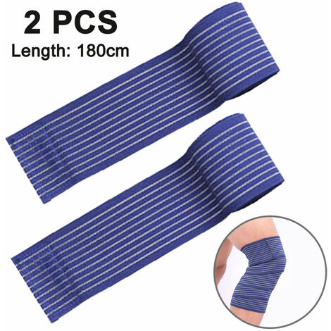 Genouillère de compression élastique pour sangle de soutien du tendon rotulien pour la fasciite plantaire, les ligaments stabilisateurs, les douleurs articulaires, les entorses gonflées, le squat, le basket-ball, la course à pied, le tennis, bleu