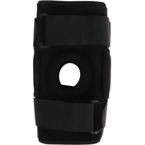 Genouillère de sport avec coussin en silicone amovible et pliable pour cyclisme et basket, anti-chute, noir et rouge, taille XL