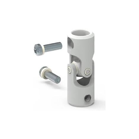 Genouillère d'entraînement 12mm – Acier zingué et aluminium – Transmission fluide pour manivelle de volet roulant – Installation facile