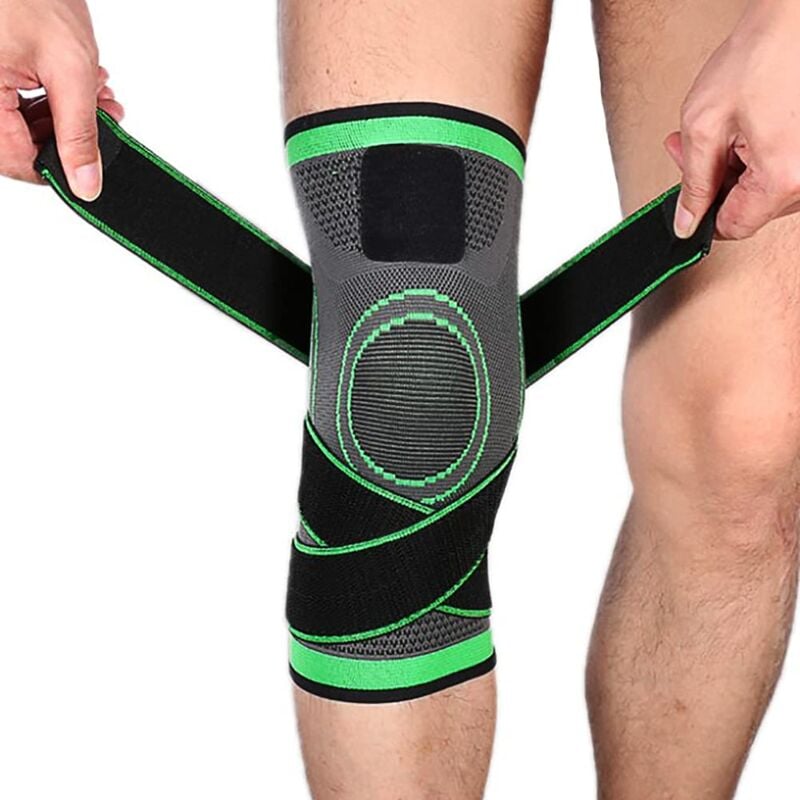 Genouillère pour la douleur arthritique, manchon de compression réglable pour hommes, femmes, soulagement de la douleur, genouillère pour la