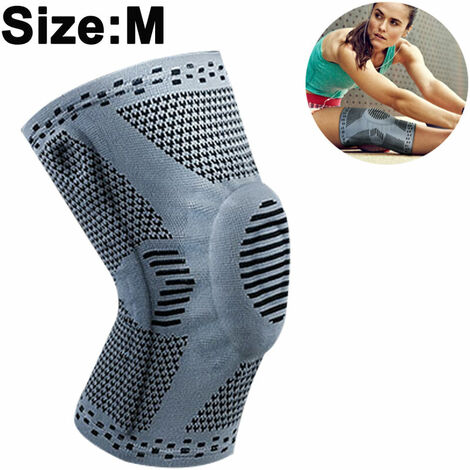 Genouillère professionnelle, genouillère de compression pour hommes et femmes avec coussinets en gel rotulien et stabilisateurs latéraux, genouillères de qualité médicale pour la course, déchirure du ménisque, ACL, arthrite, soulagement de la douleur arti