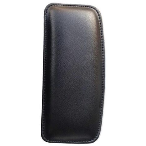 Genouillère universelle en cuir, coussin de voiture, coussin élastique en mousse à mémoire de forme, repose-jambes