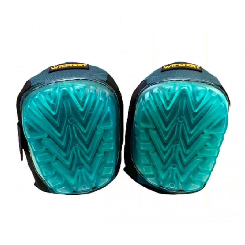Genouillères, protèges genoux en polyuréthane bleu renforcés