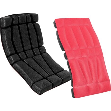 Genouillères de protection noires et rouges Würth MODYF One size