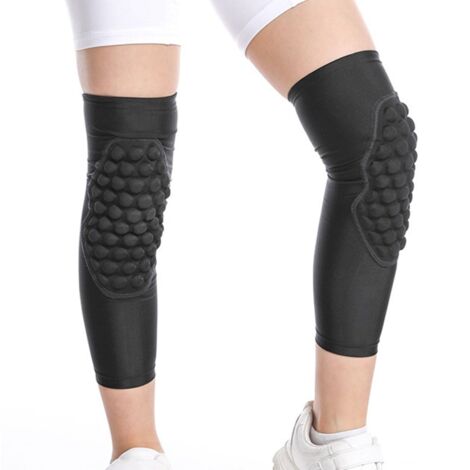 Genouillères de Protection Sport Enfants XL Noir Antichoc Respirantes Légères