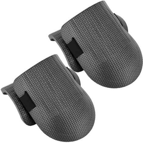 Genouillères, genouillères en plein air, protège-genouillères de 19 cm / 7,5 pouces pour balcon, yoga, bureau, jardin (noir)