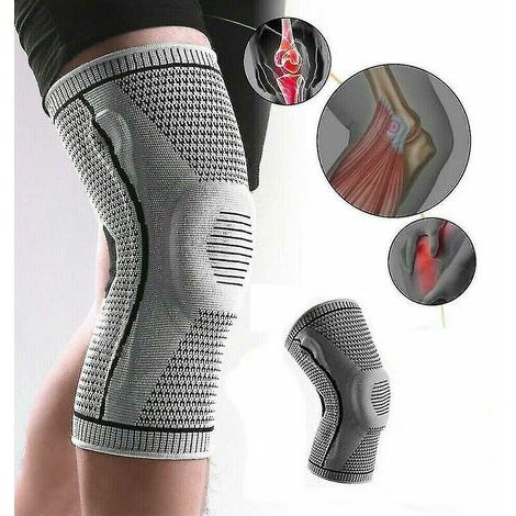 Genouillères professionnelles Genouillère Compression Sleeve Support Sports L