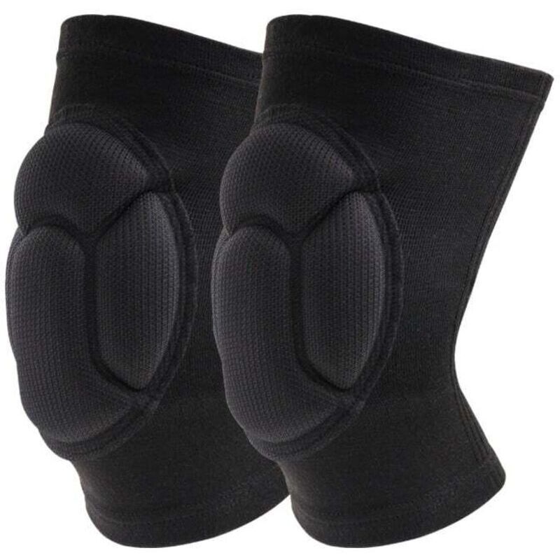 Genouillères professionnelles pour le travail, genoux confortables pour sols abrasifs au jardin et sur chantiers, 1 paire de mousse élastique