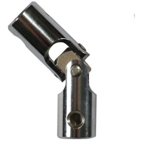 Genouillière, articulation de volet roulant, pour tige 6 pans 10 mm et tringle 12 mm, acier chromé CIME