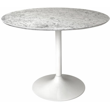 Gensifer White Table Base Marble Or Granite Top Table Base Only - White