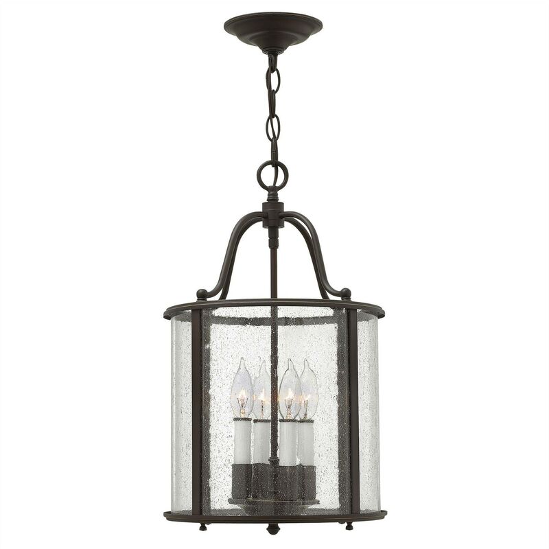 Elstead Lighting - Elstead Gentry - 4 Light Medium Ceiling Lantern Pendant Olde Bronze, E14