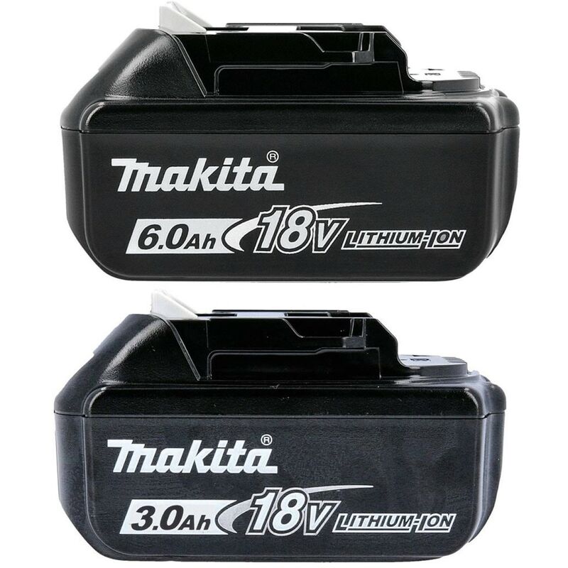 Genuine Makita 18V Batteries - 1x 6.0Ah BL1860 1x 3.0Ah BL1830 lxt Star Battery