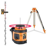 Geo Fennel - Pack Laser rotatif horizontal et vertical FL 190A avec cellule de réception FR 45 + Trépied BT et Mire TN 14