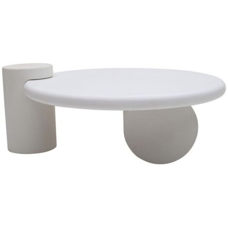 Geo Modern Abstract Coffee Table - L90 x W105 x H40 cm - Brown