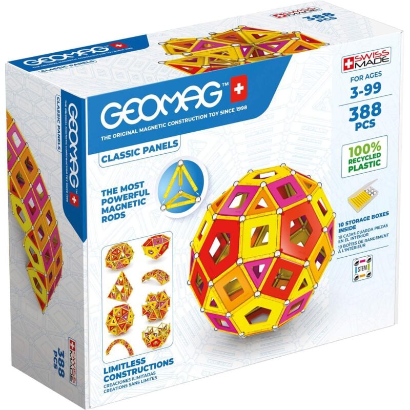 Image of Geomag classic panels recycled warm master 388 stk