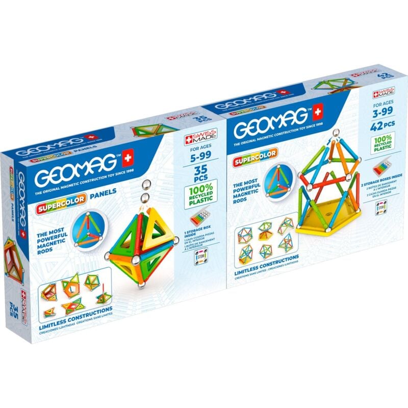 Image of Geomag supercolor doppelpack 77 stk