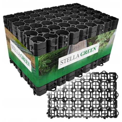 Geomalla negra 60x40 4 cm SG6B 10 uds