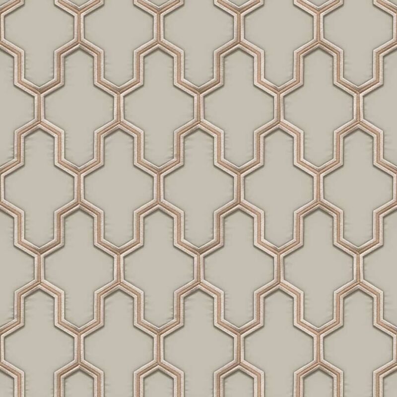 Dutch Wallcoverings - Wallpaper Geometric Gold and Green