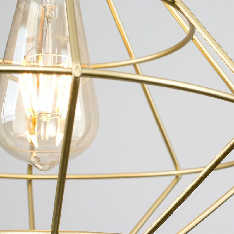 cage ceiling pendant light