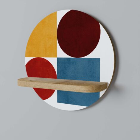 GEOMETRIC PUZZLE Rundes Regal