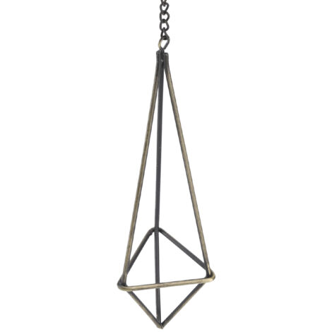 Geometric Triangle Hanging Flower Holder Stand Elegant Air Plants Bromeliads Rack House Decor M