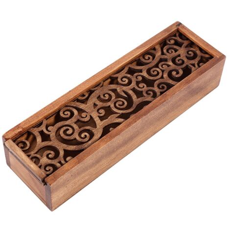 Geometrische Stiftebox aus Holz – Schreibtisch-Organizer